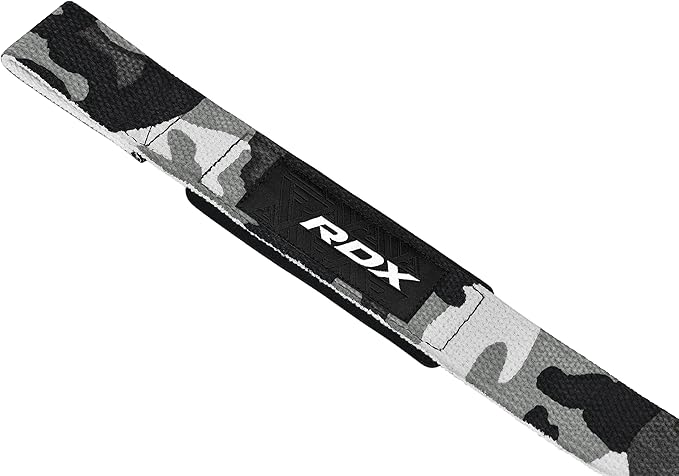 RDX Lifting Straps for Weightlifting –100% Cotton Heavy Duty Gym Wrist Strap with 5MM Neoprene Padding, 60CM Anti-Slip Hand Grip Wraps for Deadlifts Powerlifting Workouts Strength Training, Men Women