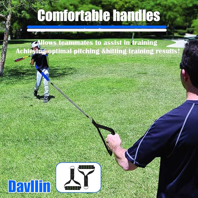Davllin Core & Hip Belt Resistance Band for Baseball & Softball Training