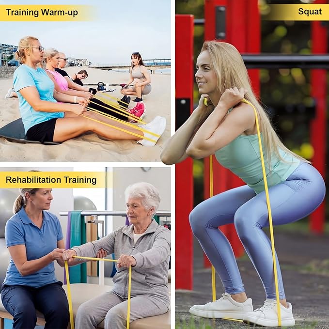 Outus 24 Pack Resistance Bands Bulk Pull up Assist Bands for Strength Training Physical Therapy Group Workouts & Home Fitness Portable Stretch Band for Men Women