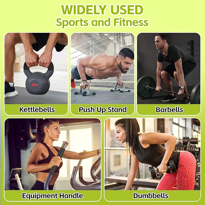 Push Up Bars Anti-Slip Tape,Rubber Grip Tape,Provides Comfortable Grip and Anti-Slip for Gym Equipment,and Tools (Black, 1In x 10Ft)