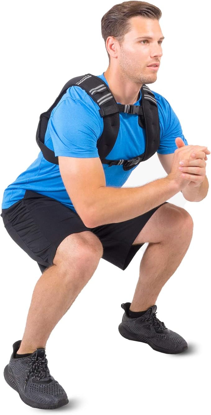 ProsourceFit Exercise Weighted Training Vest - Black