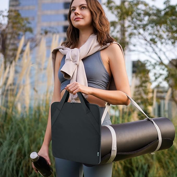 Beautyflier Carrying Bag for Body Composition Monitor Scale, Digital Bathroom Scale Storage Bag, Travel Carrier Case - 13.5 x 13.5 x 1.2 IN, Fits Most Smart Scale for Body Weight (Bag Only)