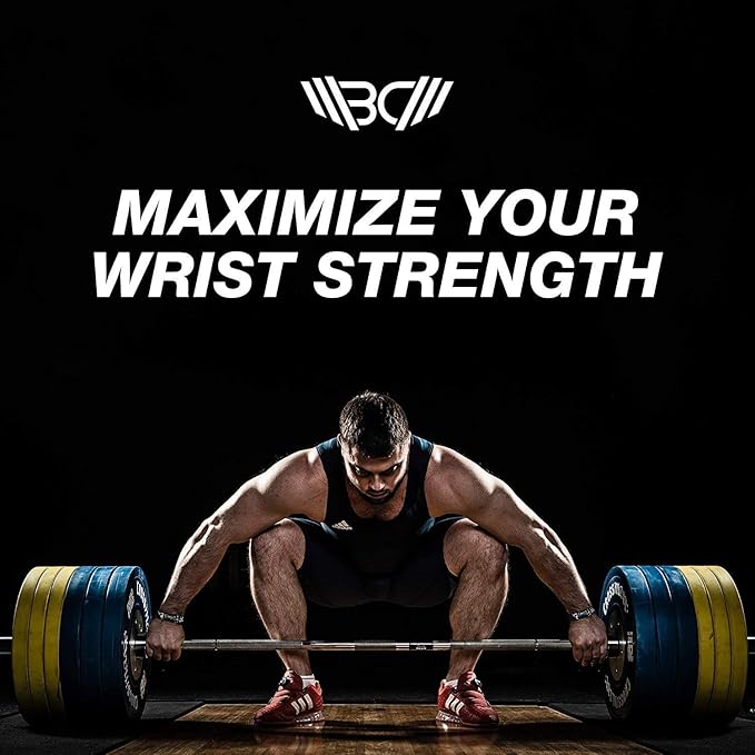 WARM BODY COLD MIND V1 Lifting Wrist Straps for Olympic Weightlifting - Rated at 660 lb - Hand Wraps for Powerlifting, Weight Lifting, Bodybuilding Functional/Cross Training, Deadlift Gym Bar, Cotton