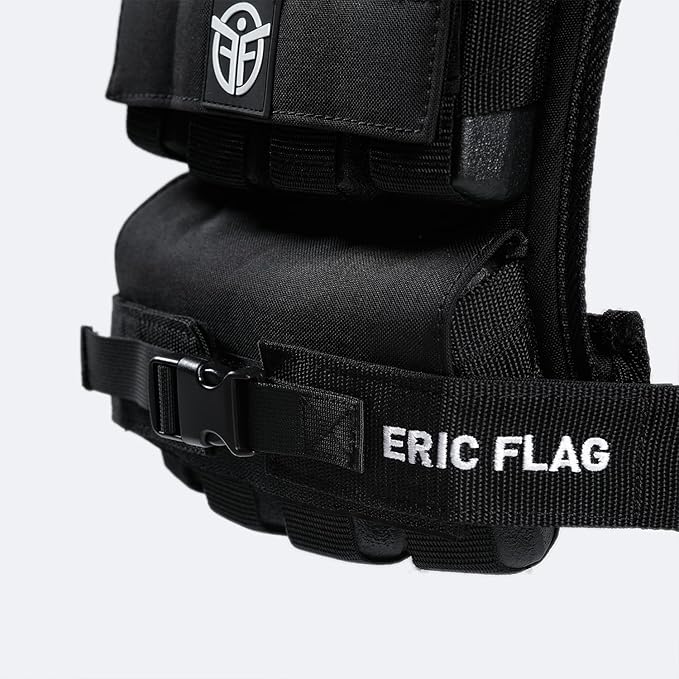 40 lb Weighted Vest for Men & Women - Adjustable 0-40 lb with 16 Iron Weight, Heavy-Duty for Calisthenics, Running and Walking - Compact 1000D Oxford - Weighted Vest with Removable Weights