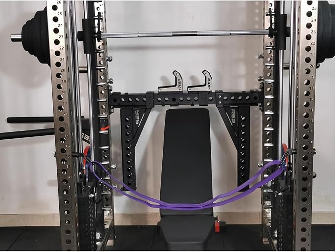 Power Cage Squat Rack Home Gym Accessory, Fits 3x3 Rack with 1" Hole