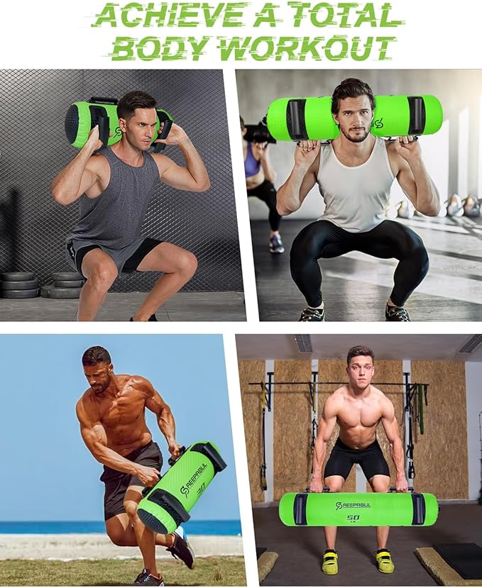 Aqua Bags for Workout 5-45lbs - Ultimate Core Water Weights Aqua Bag - Portable Stability Fitness -Stability, Core and Balance Training - Portable Fitness Equipment - Includes Three Bags