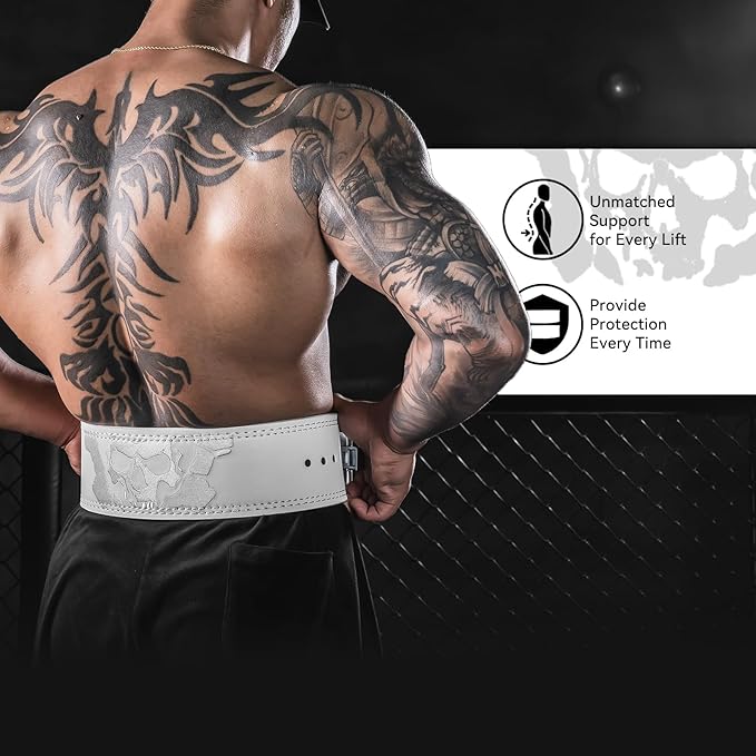 Lever Lifting Belt for Man and Women, Weightlifting with Adjustable Heavy Duty Buckle, Professional Weight Lifting Belt