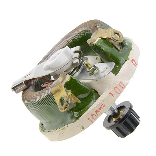 YXQ 100W 100Ohm Rheostat Ceramic Sliding Disk Variable Power Resistors Adjustable Wirewound with Potentiometer Pot
