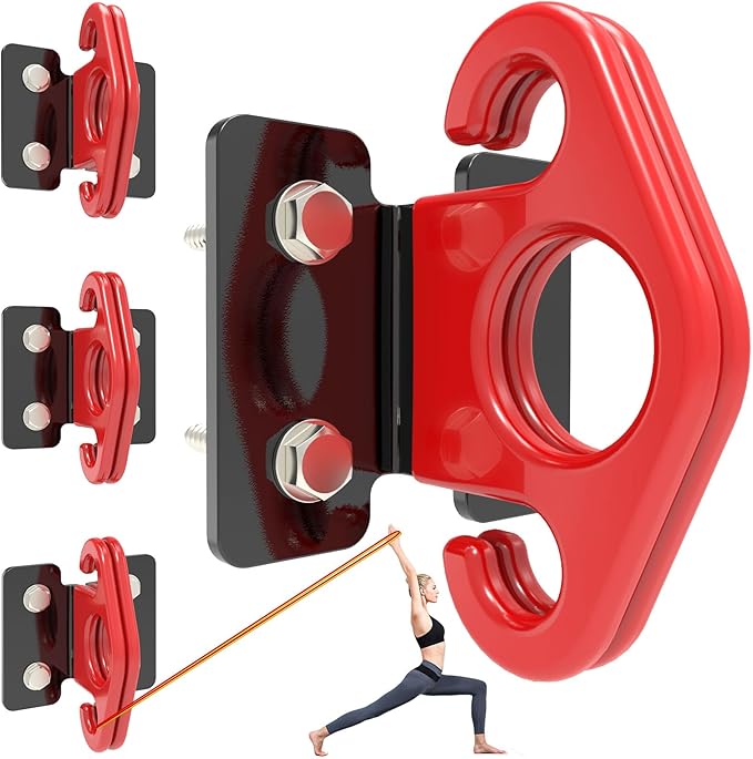Resistance Band Wall Anchor Set,No Weld Wall Mount for Exercise Bands & Suspension Straps Resistance Band Wall Mount System Compact Strength Training Kit for Home Gym Workouts & Physical Therapy