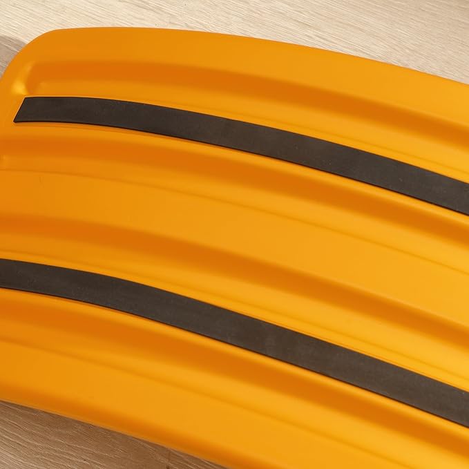 Qaba 32" Balance Board Kids, Wobble Board for Kids Toddlers, Curvy Rocker Board, Ended Preschool Learning Montessori Waldorf Toy, Ages for 3-6 Years Old