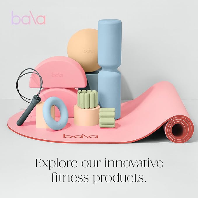 Bala Booty Bands Resistance Bands for Women & Men - Elastic Exercise Bands for Working Out - Wrist, Ankle, Legs & Booty Bands - Workout Resistance Bands for Yoga, Pilates, Strength Training