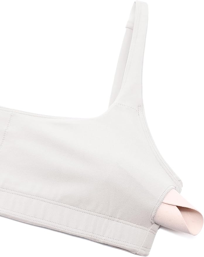 CRZ YOGA Butterluxe Square Neck Spaghetti Strap Sports Bras for Women - Low Coverage Yoga Wireless Padded Cami Crop Top