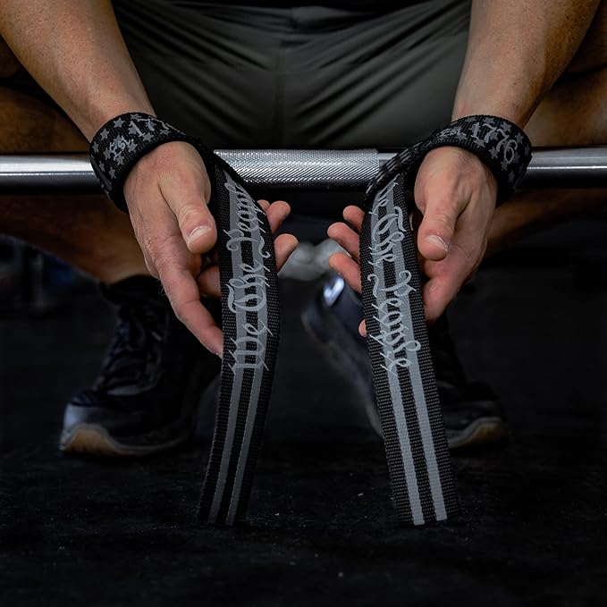 Iron Infidel Weight Lifting Straps - Wrist Straps for Weight Lifting, Deadlifting, Exercise, Crossfit, Strength Training, Olympic Lifts - Gym Straps for Grip Strength on Bar