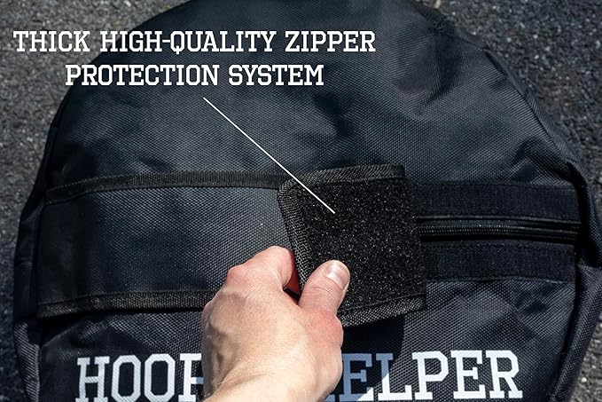 Hoop Helper 2 by Johnny World - Premium Sandbag Weight for Portable Basketball Hoops - Attractive, Secure Stability to Prevent Tipping and Enhance Safety - Ideal Alternative to Bricks & Rocks