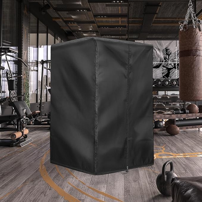 Pull Up Station Cover, Dustproof-Cover for Pull Up Station/Dip Bar Station for Outdoor, Pull Up Rack Machine Protect Home Gym Strength Training Dip Stands Cover