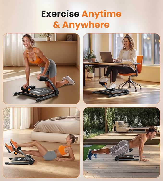 Niceday Ab Workout Equipment, Ab Machine for Stomach Workout, Ab Trainer Machine for Home, Ab Crunch Machine for Home Exercise, Sit Up Machine with 330 LBS Weight Capacity