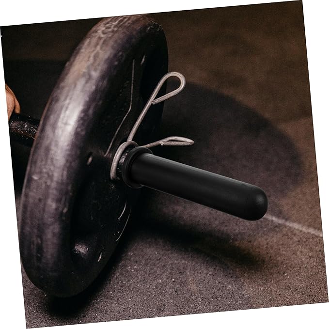 Skid Barbell Rod Sleeve Grip Handle for Weightlifting Gym Home Use Non- Design Compatible Barbell