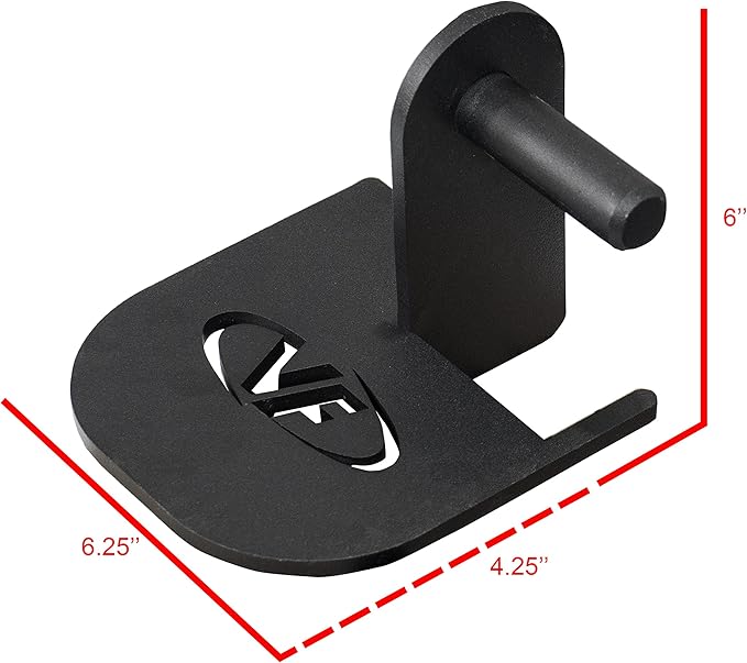 Valor Fitness Step Plate for 3"x 3"Rack - StepUp Platform - Inserts into Uprights for Reaching Higher Positions on Power and Squat Racks - 3 Gauge Steel - Strength Training Accessory