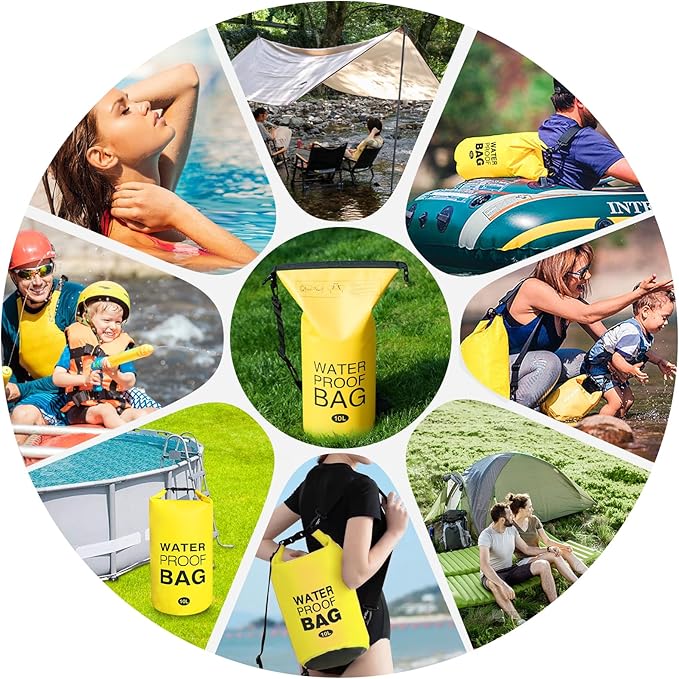 2-Pack Pool Step Weights, 10L Heavy-Duty Pool Ladder Weights for Above-Ground Pools, 500D No-Break Waterproof Sand Bags, Easy & Quick Fill for Secure Pool Steps (Yellow)