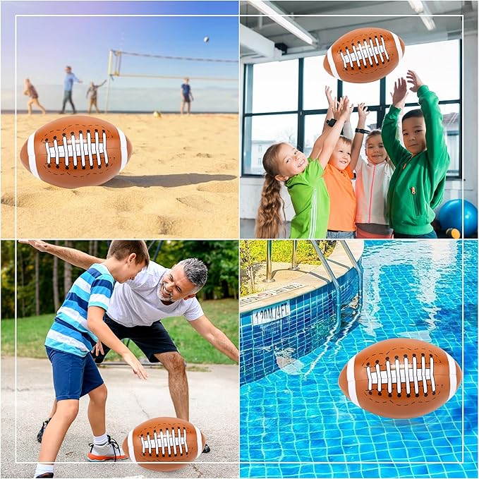 LanMa 3 Pack Beach Balls, 16 Inch Inflatable Basketball Beach Ball Toys for Pool Party Favors, Beach Birthday Decorations, Water Games