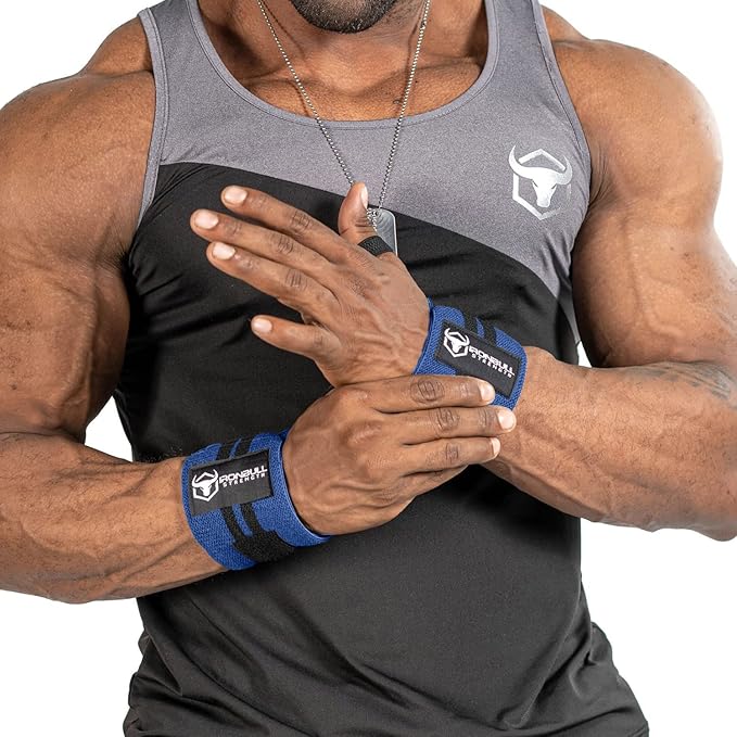 Wrist Wraps for Weightlifting (USPA & IPL Approved) - 18” Premium Quality Wrist Straps for Weightlifting - Weight Lifting Wrist Wraps with Thumb Loop - Best Gym Wrist Wraps for Lifting Weights, Curls & Dips - Lifting Wrist Wraps for Bench, Powerlifting...