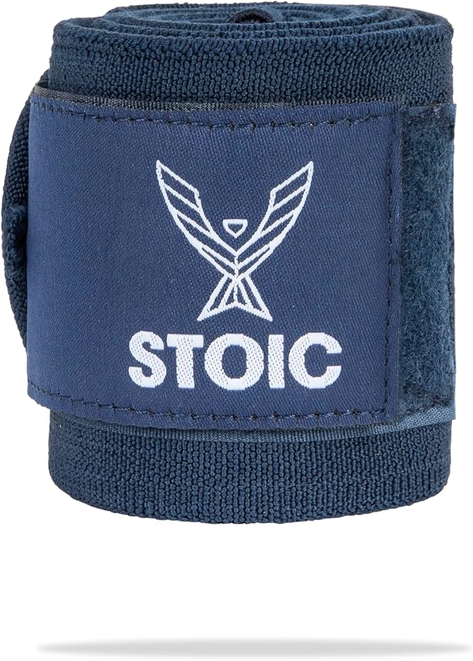 Stoic Wrist Wraps Weightlifting, Powerlifting, Cross Training, Bodybuilding with Thumb Loop. for Gym Workout, Men and Women Weight Lifting and Strength Training