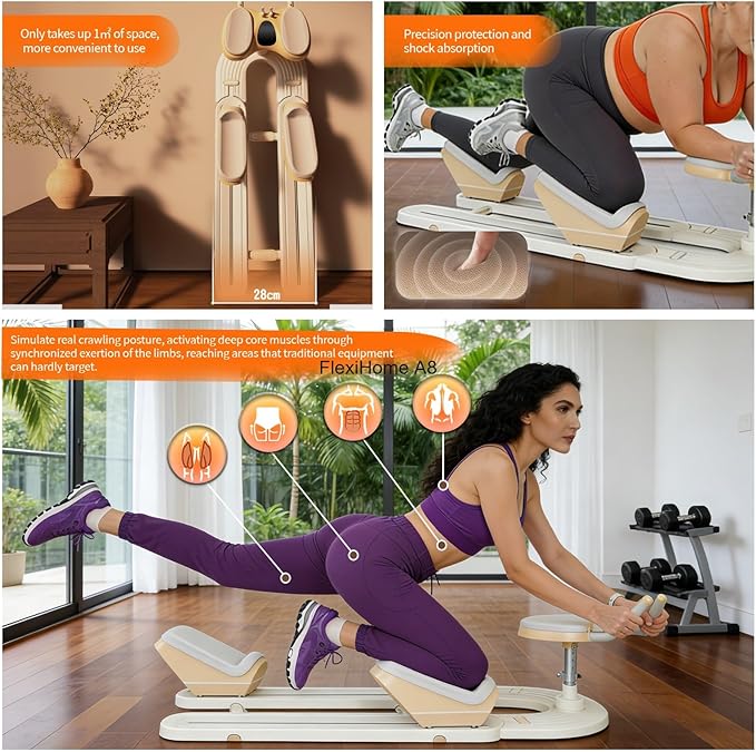 Spine Twist and Stretch Trainer - As Seen on TikTok Adjustable Back Stretcher | Detachable Equipment for Back Pain Relief, Spine Decompression & Core Activation, US Local Ship