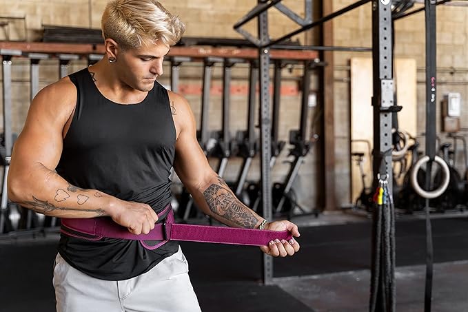 Harbinger Weightlifting Belt, Foam, 4.5" Width, Pink, X-Small - X-Large