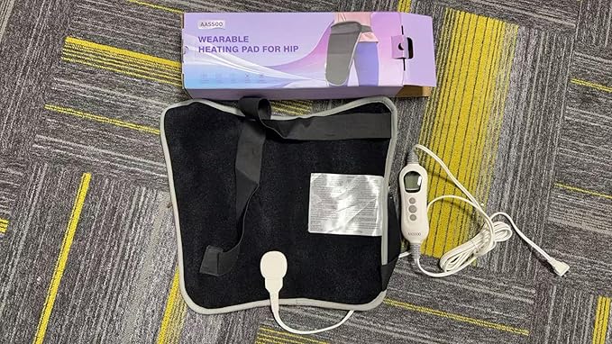 Graphene Heating Pad for Sciatica Pain Relief Mothers Day Gift for Mom Large Electric Heated Wrap for Lower Back Buttocks and Thighs Wellness Gifts for Women Fast Heating Pad with Auto Off
