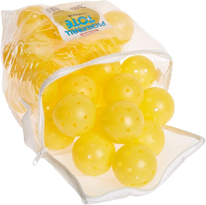 Tourna Strike Outdoor Pickleballs (36 Pack) USAPA Approved, Optic Yellow (PIKL-36-OY-O)