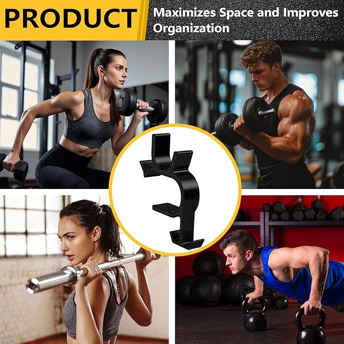 for Speediance Gym Monster 2, Barbell and Accessory Racks, Compatible With D-Rings, Standard Carabiners, Or Other Items You May Store (Two Pieces)