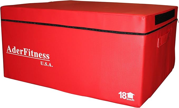 Ader Commercial Grade Foam Soft Plyo Box 6'',12'',18''