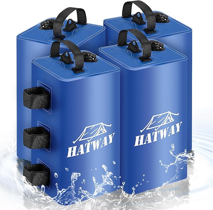 Hatway Canopy Water Weight Bag,88 LBS Water Tent Weights Set of 4 Leg Weights for Pop Up Canopy,Gazebo,Canopies,Tent-4 * 10L-Blue
