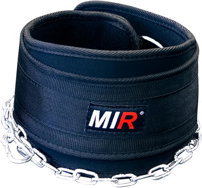 Mir Dip belt With 36" - 38" chain, 500lbs - 650lbs weight capacity, Weight lifting for dips and pullups