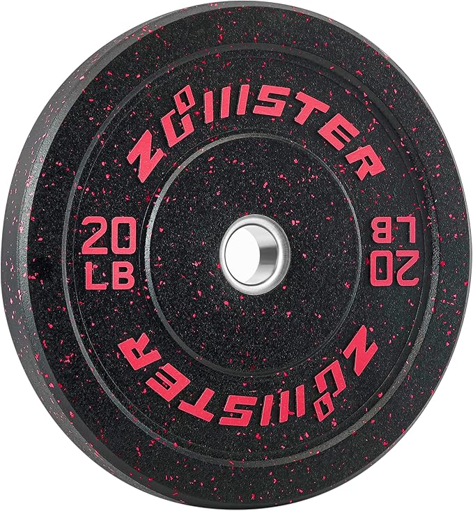Bumper Weight Plate Olympic Plate Hi-Temp Bumper Weight Plate with Steel Insert Strength Training Weight Lifting Plate