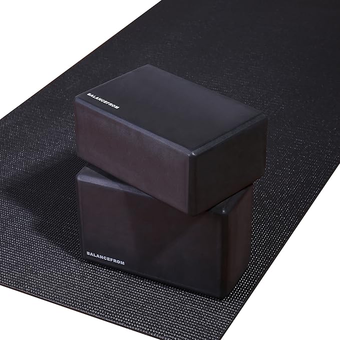 Fitvids Set of 2 High Density Premium - EVA Yoga Blocks, 9"x6"x4" Each