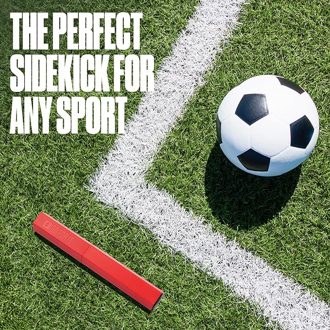 SPORTBIT Ball Pump for Sports Balls - Push & Pull Inflating System - Hand Pump for All Exercise Balls - Volleyball Pump, Basketball Inflator, Football & Soccer Ball Air Pump - Goes with 5 Needles Set