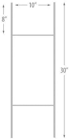 AGILITY LADDERS For Sale UP ARROW white Red Black 1 Double Sided 18x24 in Yard Road Sign w/stand