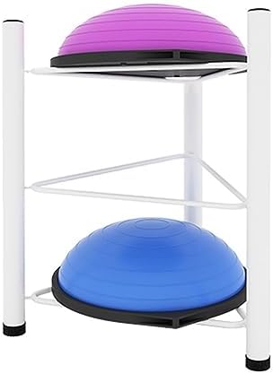 Exercise Ball Storage Rack - Home Gym Organizer for 3/5/6/7 Tier Floor Stand - Holds Bosu, Slam, Bowling & Medicine Balls - Durable, Space-Saving Design