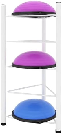 7-Tier Floor Stand Storage nizer for Bosu, Balance Balls & Medicine Balls - Home Gym Workout Equipment, Exercise Rack for Optimal Space & Easy Access
