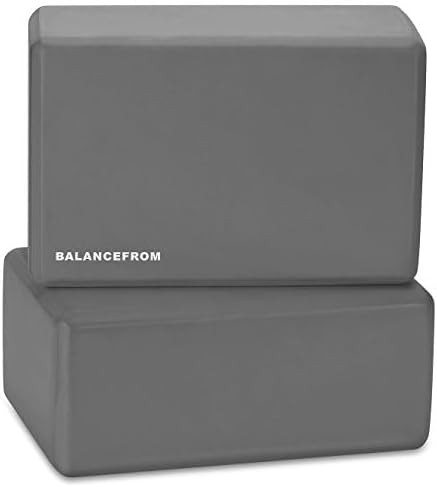 Fitvids Set of 2 High Density Premium - EVA Yoga Blocks, 9"x6"x4" Each