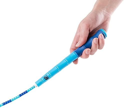 Buddy Lee New Beaded Jump Rope – Adjustable Skipping Rope for Kids & Adults – Durable, Tangle-Free Fitness Jump Rope with Ergonomic Handles for Cardio, Training & Outdoor Workouts