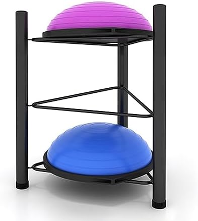 Exercise Ball Storage Rack - Home Gym Organizer for 3/5/6/7 Tier Floor Stand - Holds Bosu, Slam, Bowling & Medicine Balls - Durable, Space-Saving Design