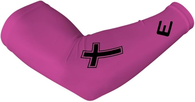 Elite Athletic Gear Faith Compression Arm Sleeve – Cross & Bible Verse – Youth & Adult – Sports & Fitness – Sold Individually