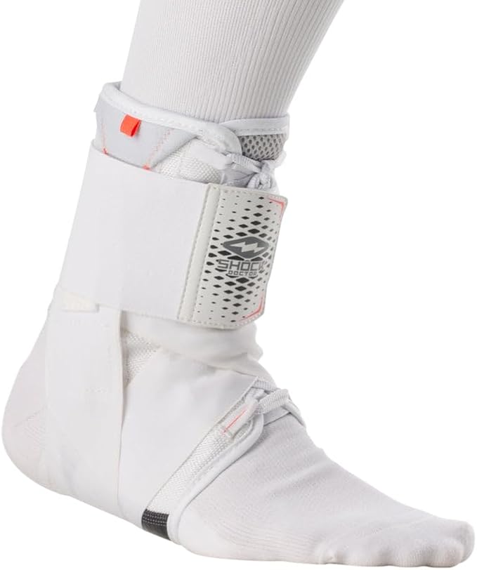Shock Doctor Adult Ultra Wrap Lace Ankle Brace, Maximum Support, Adjustable Compression