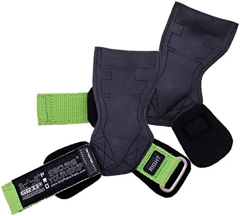 Lifting Grips PRO Weight Gloves Heavy Duty Barbell Gymnastics Straps Alternative to Power Hooks Deadlifts Adjustable Neoprene Padded Wrist Wrap