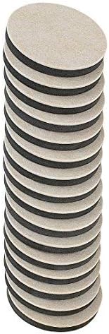 Smart Surface 8130 Hard Surface Reusable Furniture Felt Moving Sliders 3-1/2” Medium Round 16-Pack in Resealable Bag