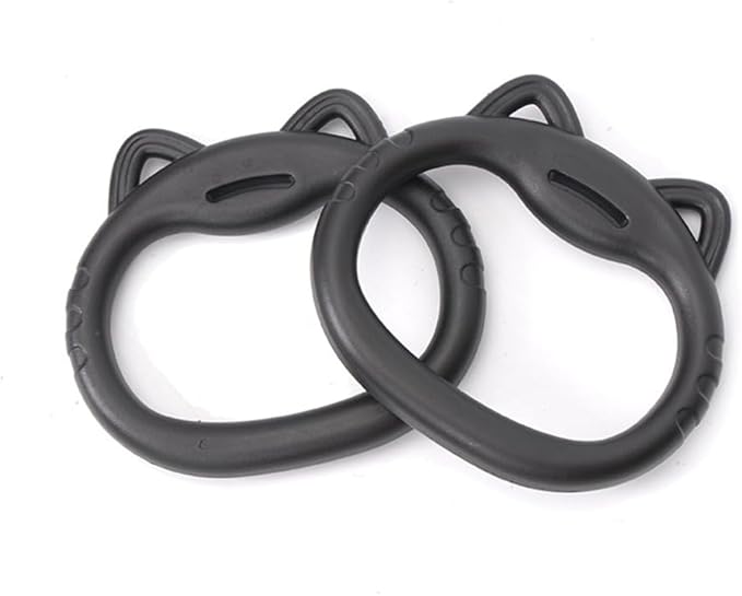 Gymnastics Rings Set for Kids, Professional Children's Trapeze Bar Pull Up Rings with Straps Playground Home Gym Ring with Drawstring Bag for Physical Training