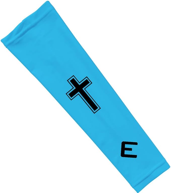 Elite Athletic Gear Faith Compression Arm Sleeve – Cross & Bible Verse – Youth & Adult – Sports & Fitness – Sold Individually