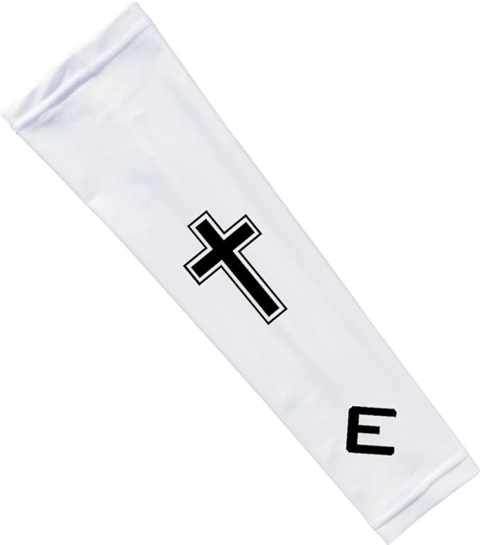 Elite Athletic Gear Faith Compression Arm Sleeve – Cross & Bible Verse – Youth & Adult – Sports & Fitness – Sold Individually